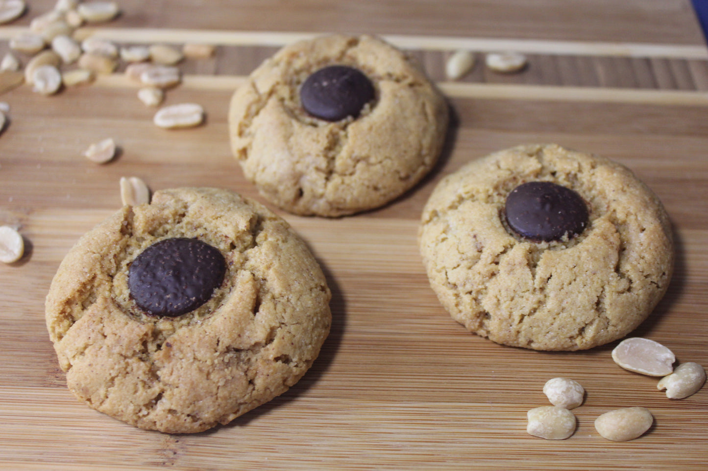 Galletas KETO de Crema de Cacahuate y Chocolate