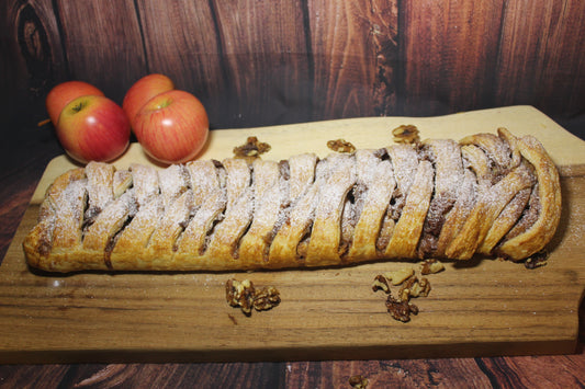 Strudel de manzana, guayaba y nuez