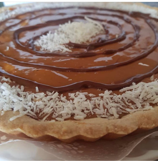 Tarta de dulce de leche y Platano